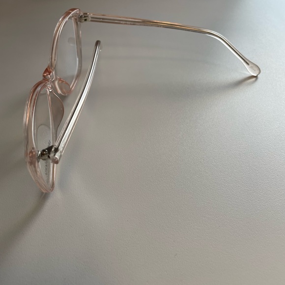 Beige new never worn plastic eye frames - Picture 2 of 2